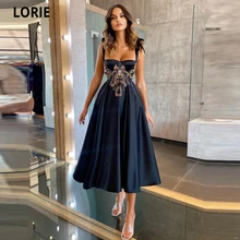 Lorie vestido de noite de cetim linha a, preto com padrão, linha, alças espaguete, amor, chá, formatura, festa, formatura, 2021 (1)