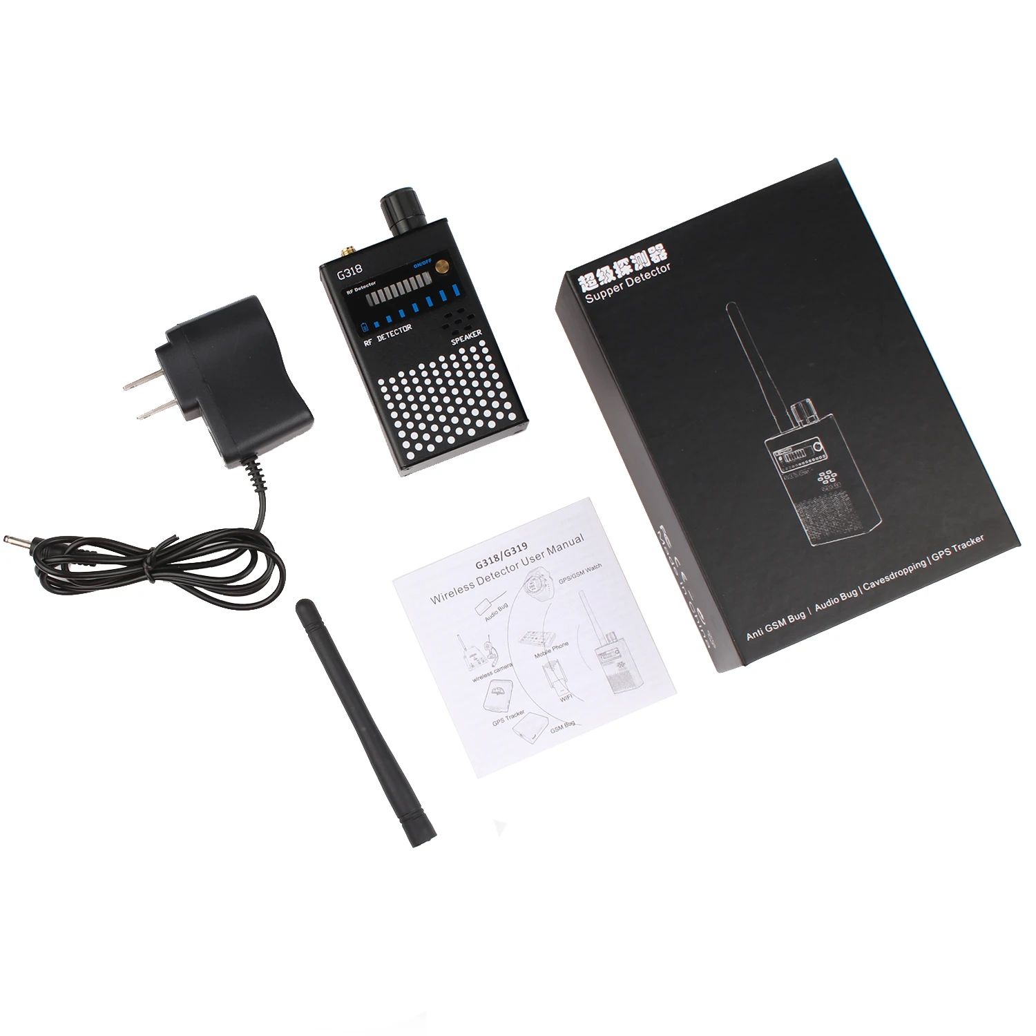 1 МГц-8000 МГц беспроводной детектор сигнала ошибок радиоволны камера полного