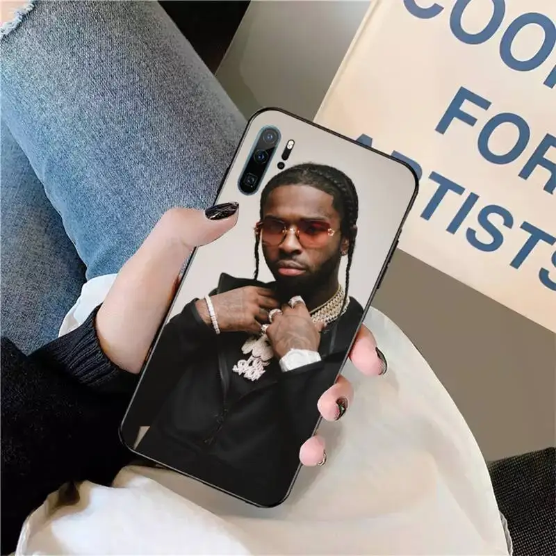 

Rapper Pop Smoke Phone Case For Huawei honor Mate P 9 10 20 30 40 Pro 10i 7 8 a x Lite nova 5t