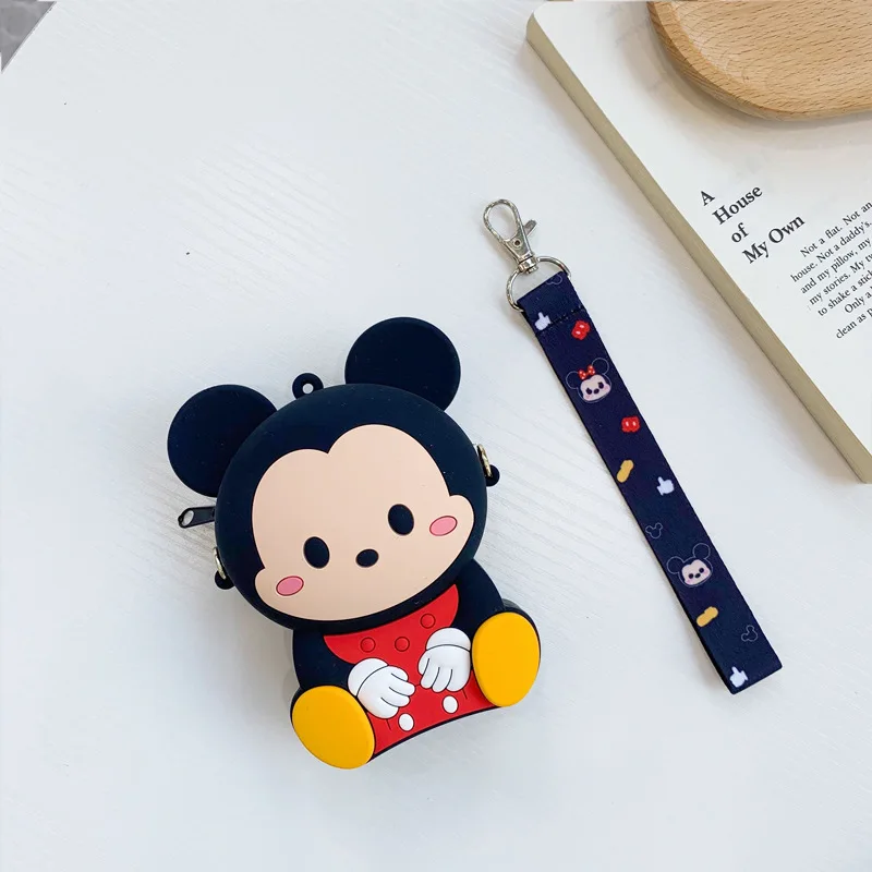 Новый силиконовый кошелек для монет Disney с Микки и Минни Маусом Стич Дональд Дак