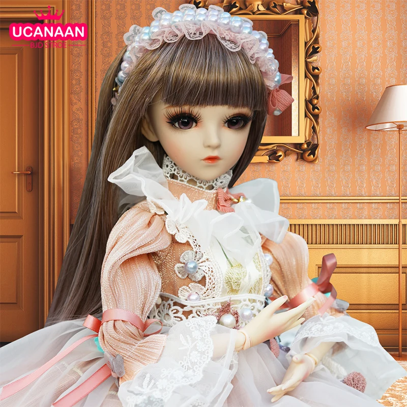 UCanaan/1/3 BJD кукла 18 Шаровые опоры куклы с Полный комплект одежды дворец Стиль платье