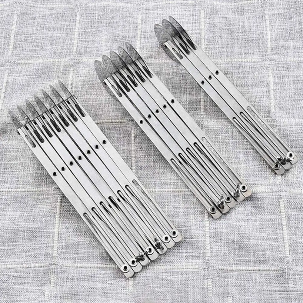 

3/5/7 Wheels Cutter Dough Divider Side Pasta Knife Peeler Pizza Roller Blade Tools Steel Pastry Flexible Bakeware W8S0