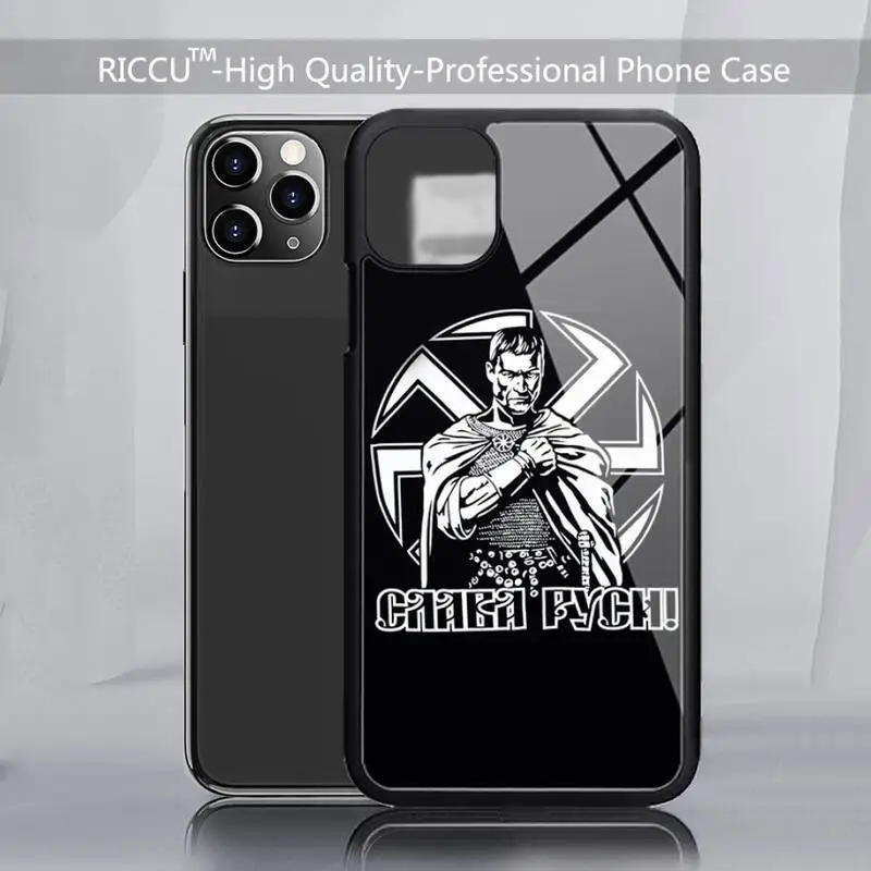 Славянский чехол для телефона с символом Викинга резиновый iPhone 12 11Pro Max XS 8 7 6 6S Plus X