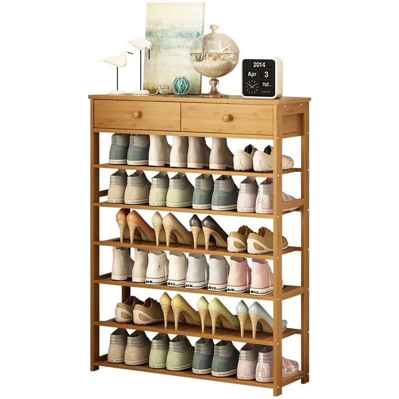 Стеллаж для обуви простой современный многофункциональный шкаф в провинции