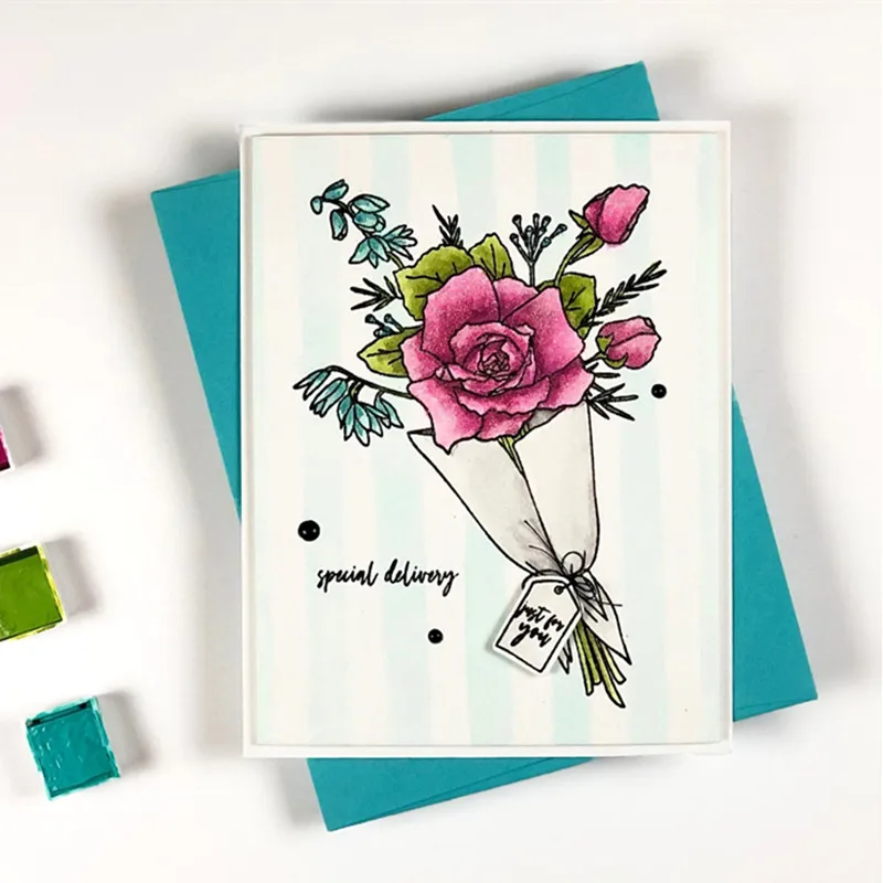 Набор металлических штампов для вырезания цветов трафареты скрапбукинга