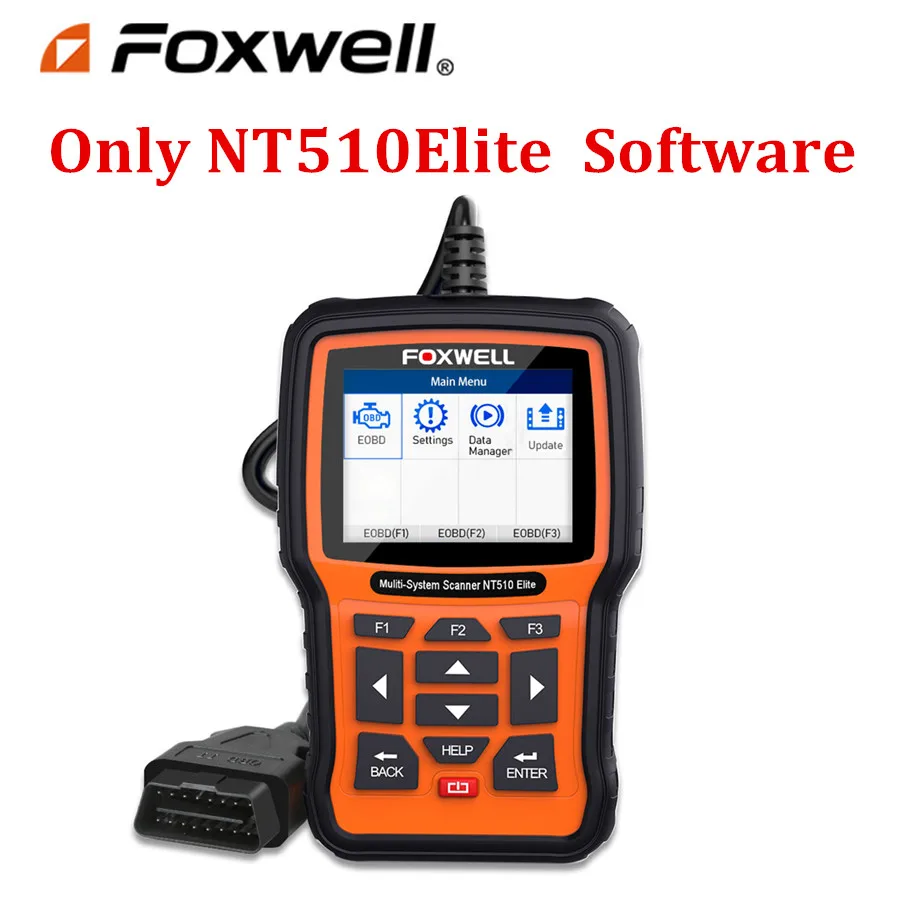 Программное обеспечение Foxwell NT510Elite для Benz/Ferrari/Fiat/Hyundai/Land Rover/Maserati/Mitsubishi/Opel без