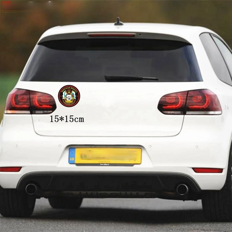 Наклейка на автомобиль Северного флота морской пехоты s FunnyPVC Виниловая наклейка