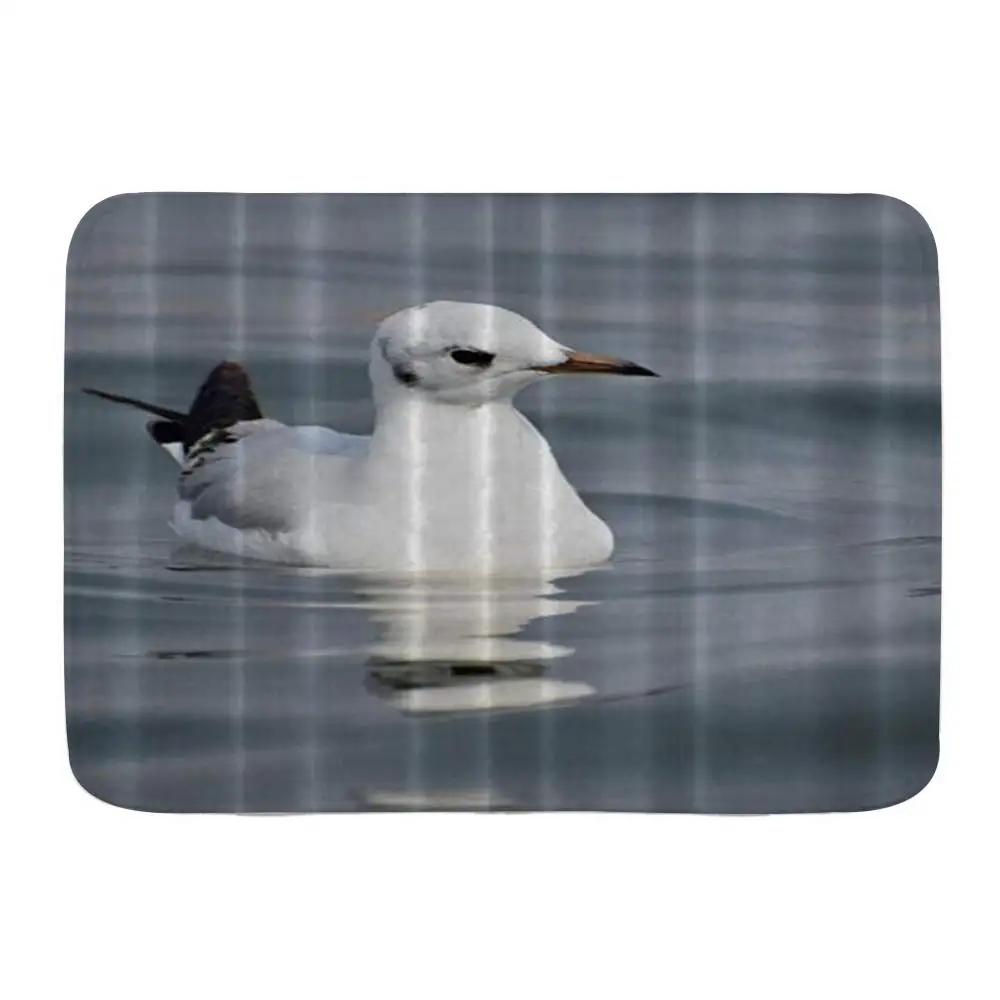 Коврик для ванной коврик Чайка плавающий на воде Плюшевые Декоративные Коврики