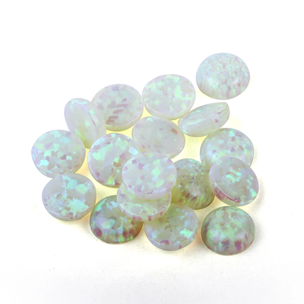 20pcs/lot Amazing 1.5mm-10mm Round Cabochon Synthetic OP65 Loose Opal Stone Beads | Украшения и аксессуары