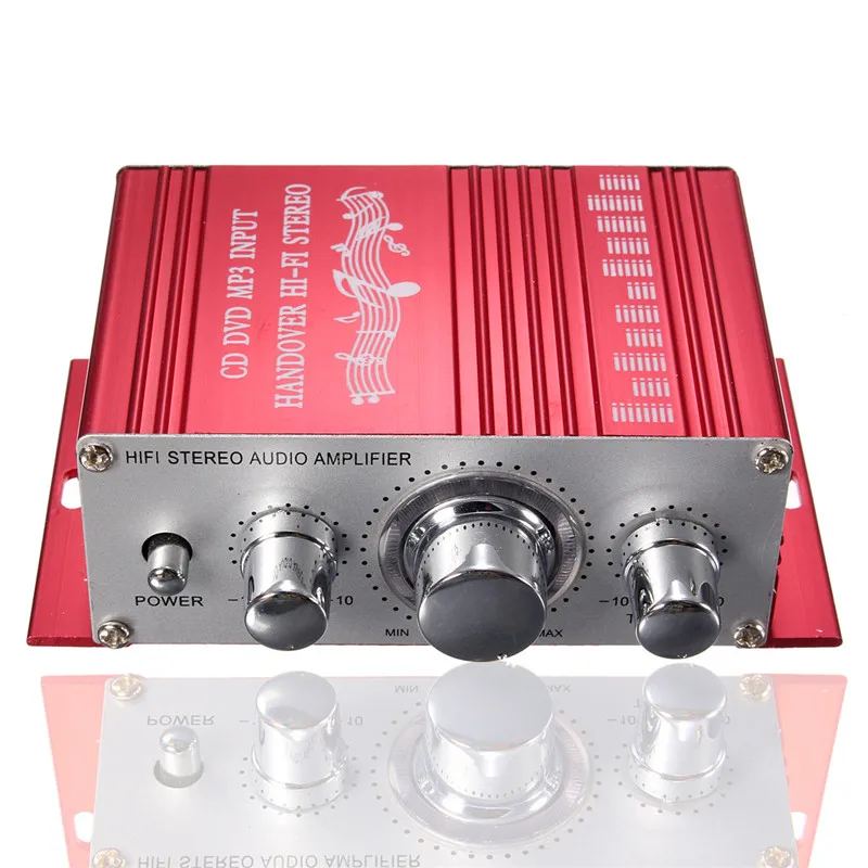 KROAK Mini 20 Вт * HiFi стерео аудио усилитель для автомобиля MP3 FM радио лодка 2 канала DVD