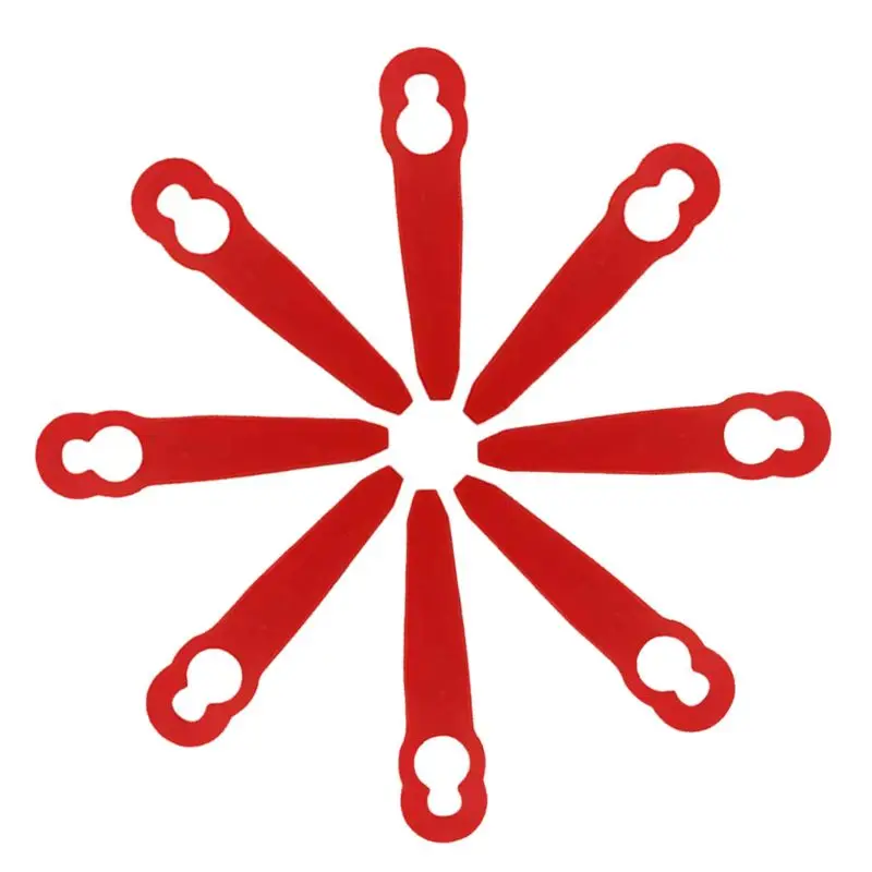 Новинка 8 шт. пластиковых лезвий для триммера Stihl PolyCut 2 FSA 45 газонокосилка легкий