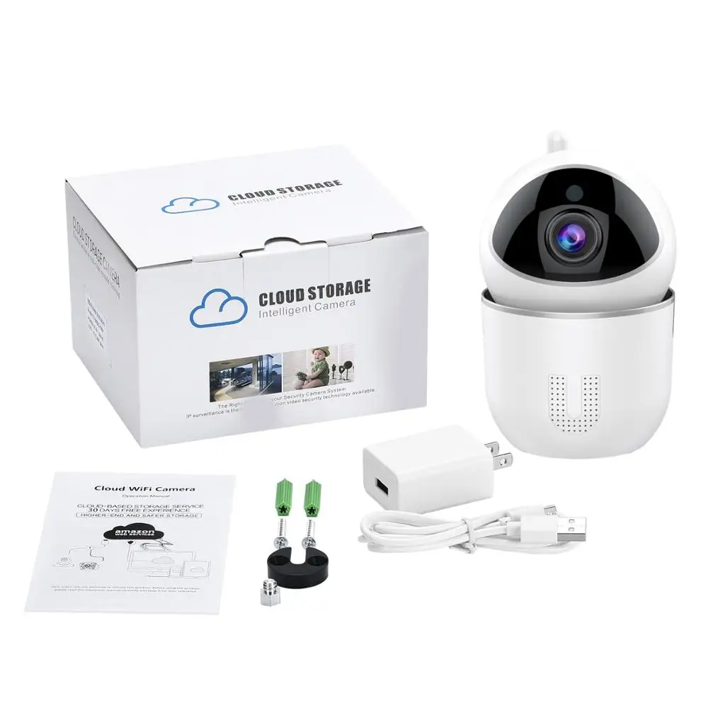 

FHD 1536P Wifi Dome IP Camera Wireless Home Security Auto Track Cloud PTZ SD Card Audio Video Surveillance CCTV Camera With RJ45