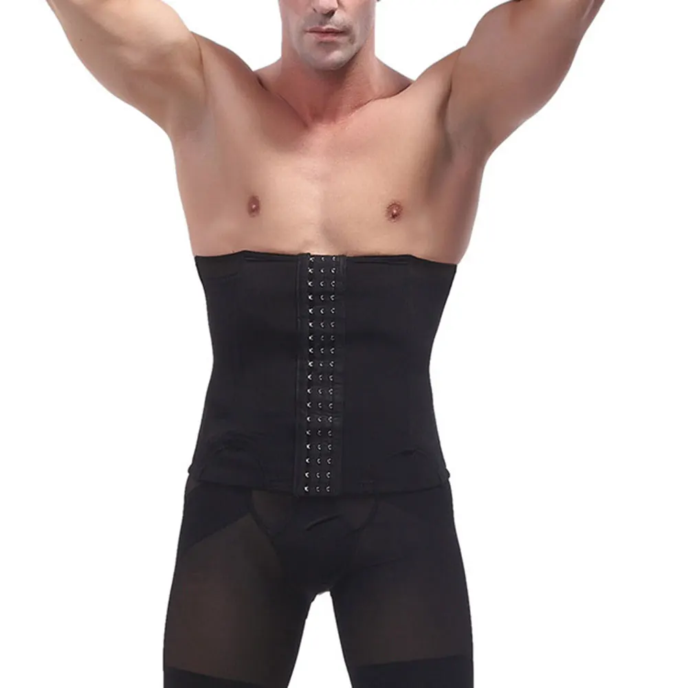 Хороший Здоровый мужской корсет для тренировки талии потери веса утягивающий