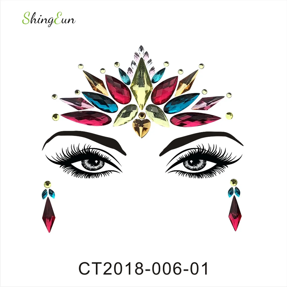 Стильные татуировки Nissi для вечеринки фестиваля макияжа временные