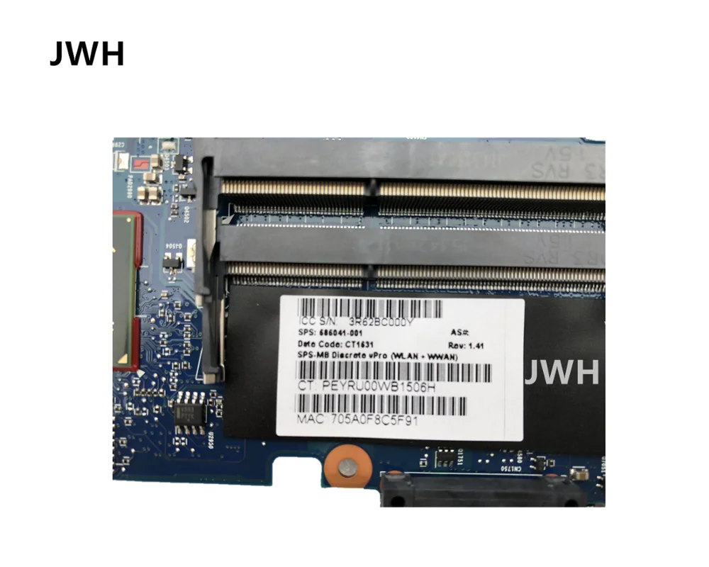 Для hp EliteBook 8470p 8470w материнская плата 7670 M/1G 686041-001 686041-501 686041-601 протестированная Рабочая