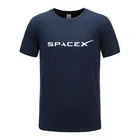 Мужская футболка с космическим рисунком X, Повседневная футболка из 100% хлопка с космическим рисунком, Мужская футболка
