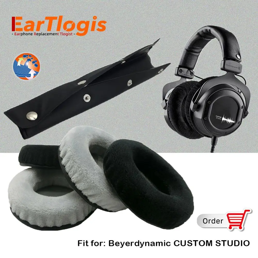 Амбушюры бархатные сменные детали для Beyerdynamic CUSTOM STUDIO гарнитура амбушюры бампер