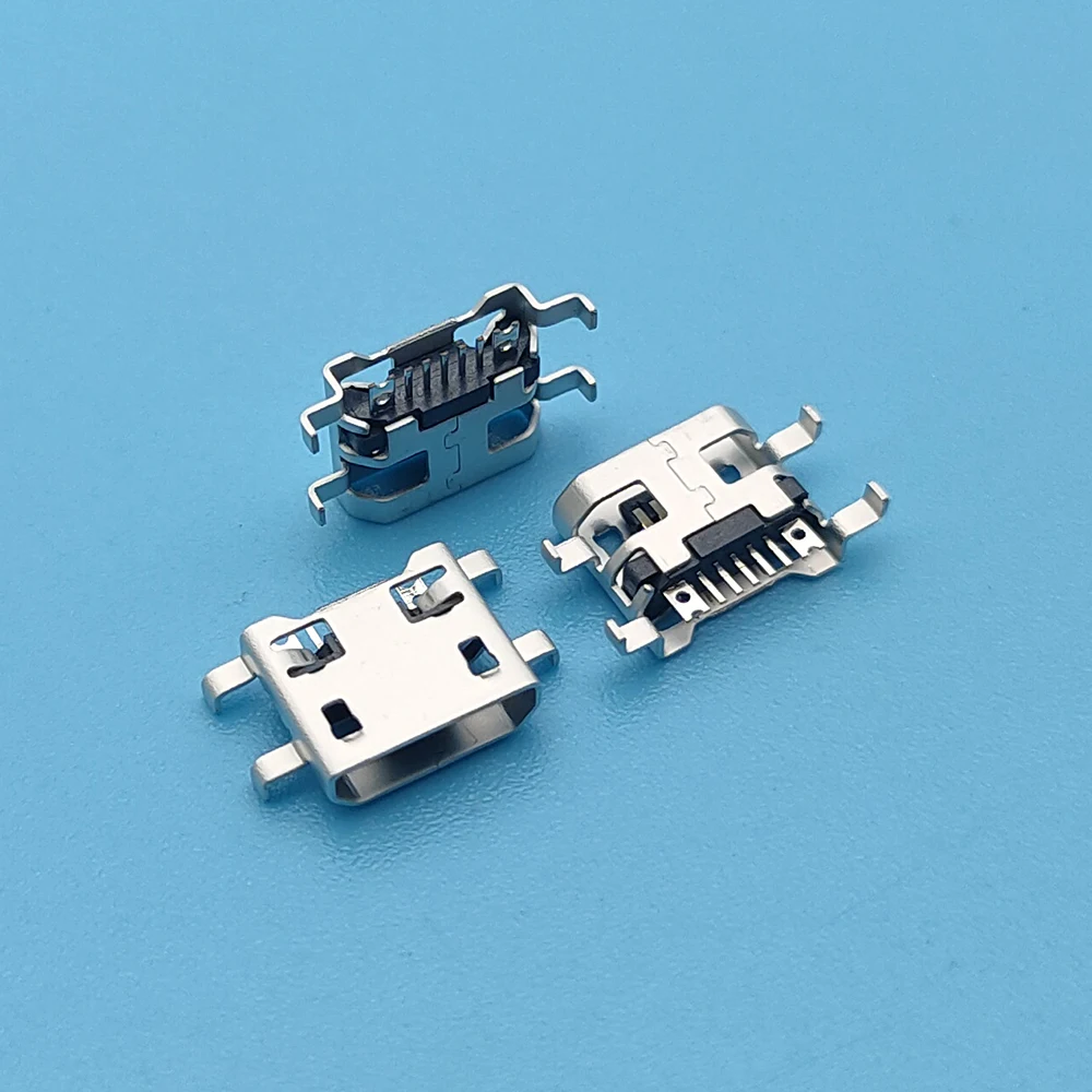 10 шт. микро USB разъем док станция гнездо 5Pin пластина 0 72 мм Хвостовая Зарядка порт