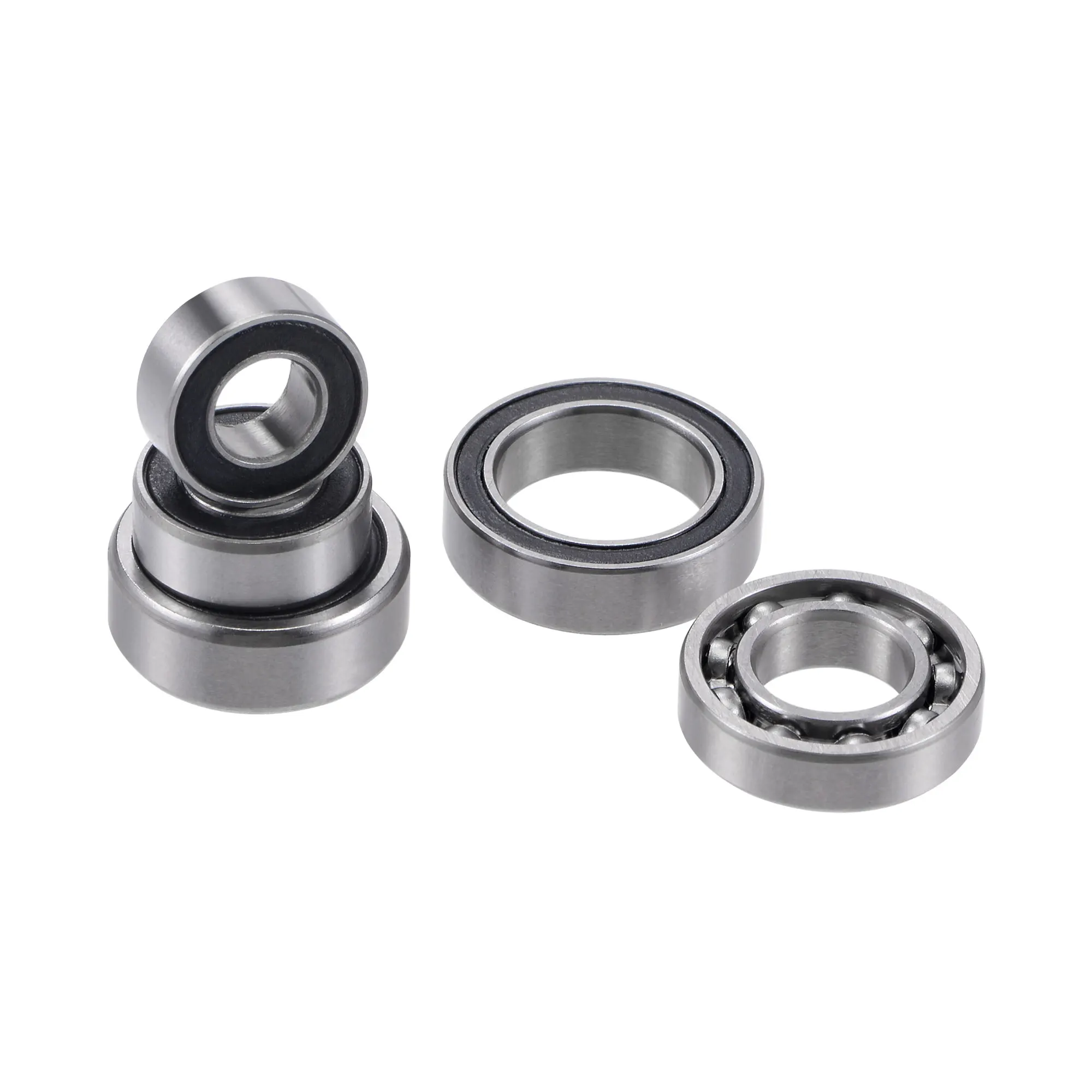 

Uxcell 26 Pcs Ball Bearing Kit ABEC-3 687 6700-2RS MR115-2RS MR105-2RS 605-2RS for RC