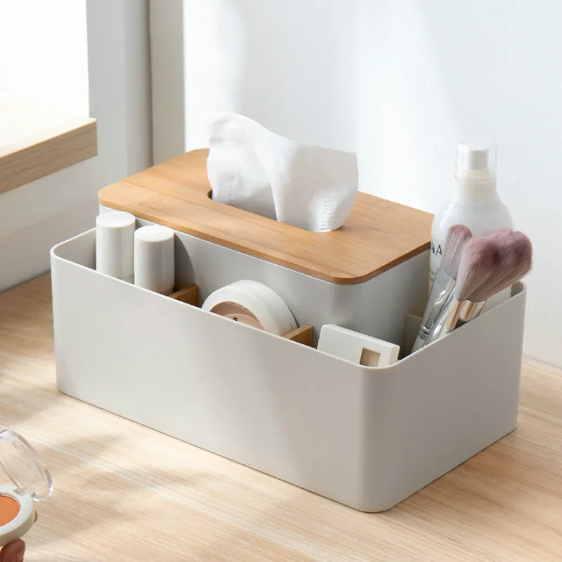 Многофункциональный держатель для кухонной салфетки белая Туалетная коробка