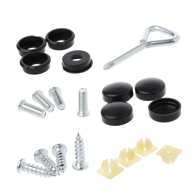 17 шт. крепежные болты для автомобильного номерного знака | Автомобили и мотоциклы