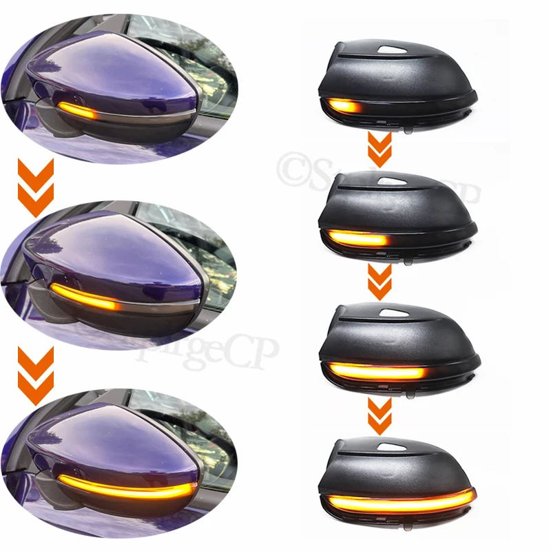 

Светодиодный динамический поворотный сигнал для Volkswagen VW Magotan 2012 2013-2016