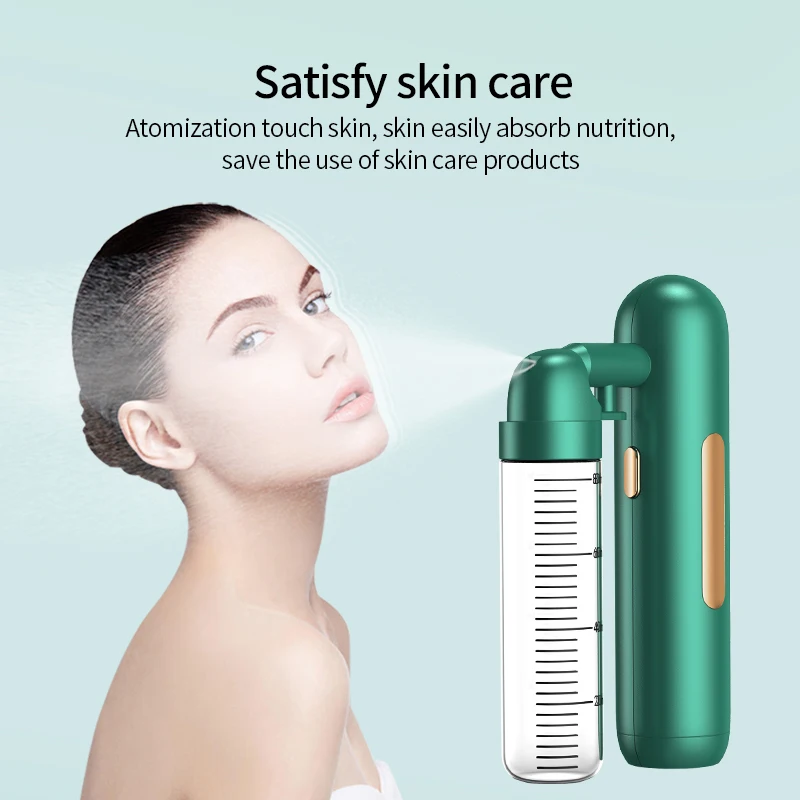 

High Pressure Nano Sprayer Face Steamer Nano Facial Water Oxygen Injection Instrument Facial Sprayer Replenish Moisturizing