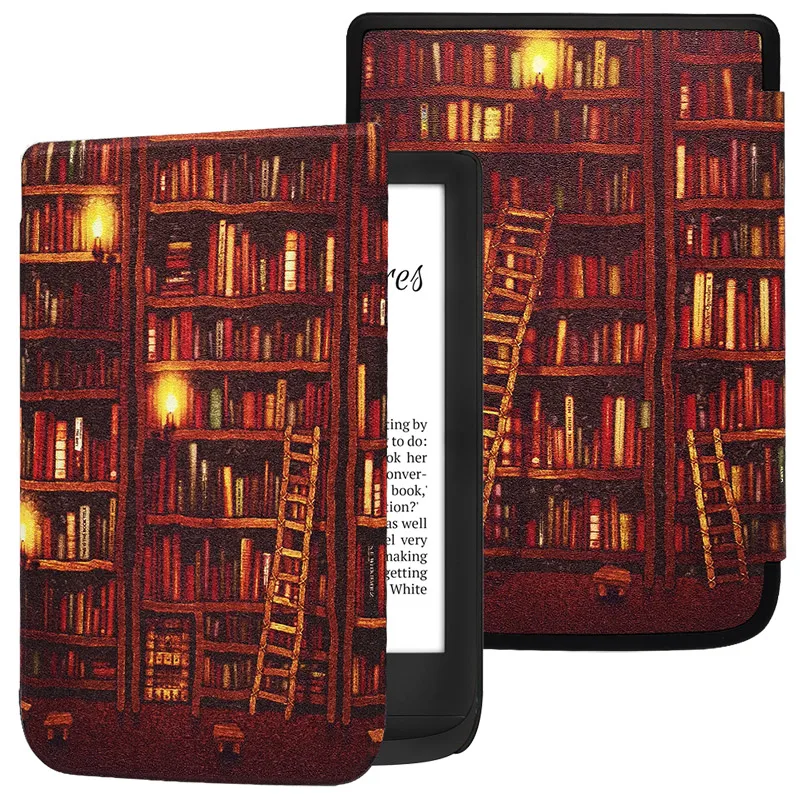 

Case for Pocketbook Color/Touch HD 3/Touch Lux 4 5/Basic Lux 2 Fit PocketBook 606/616/627/628/632/633 eBook with Auto Sleep/Wake