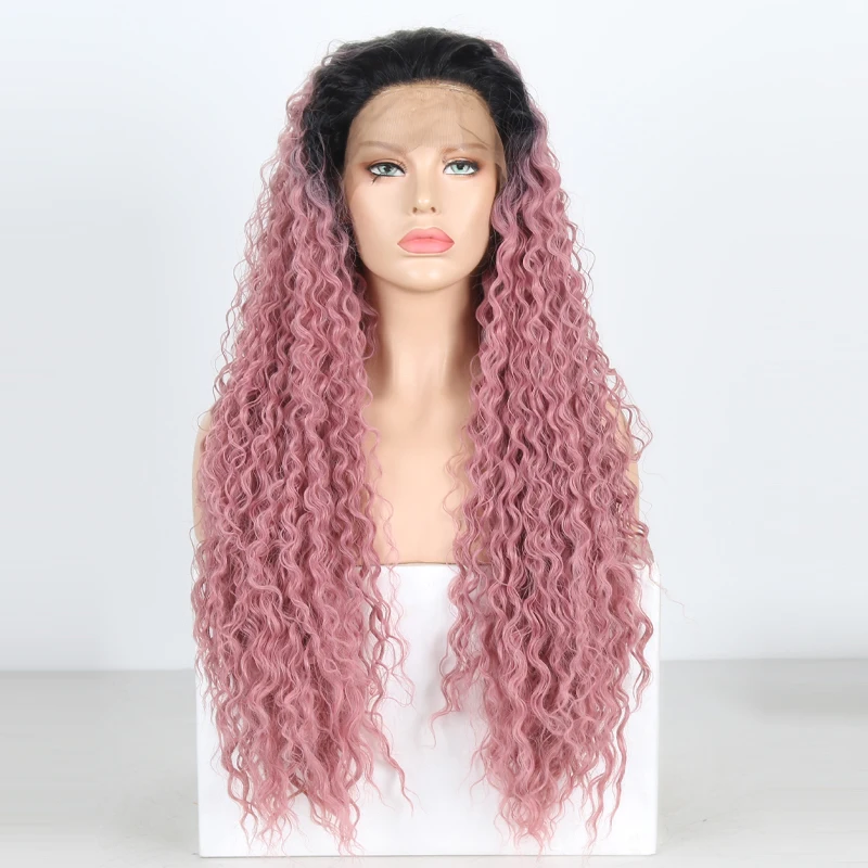 Харизма синтетические парики для черных женщин длинные кудрявые вьющиеся парик