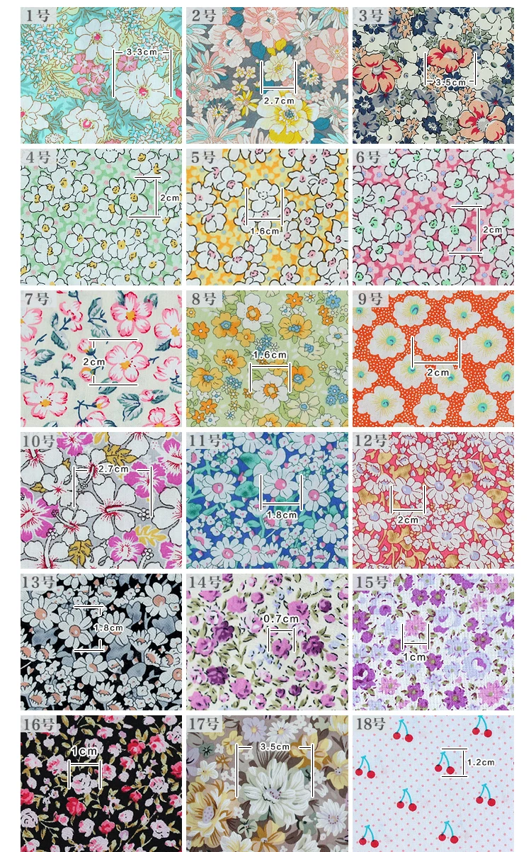 ZAKKA импортная ткань детская одежда Поплин Ткань сломанные цветы постельное белье