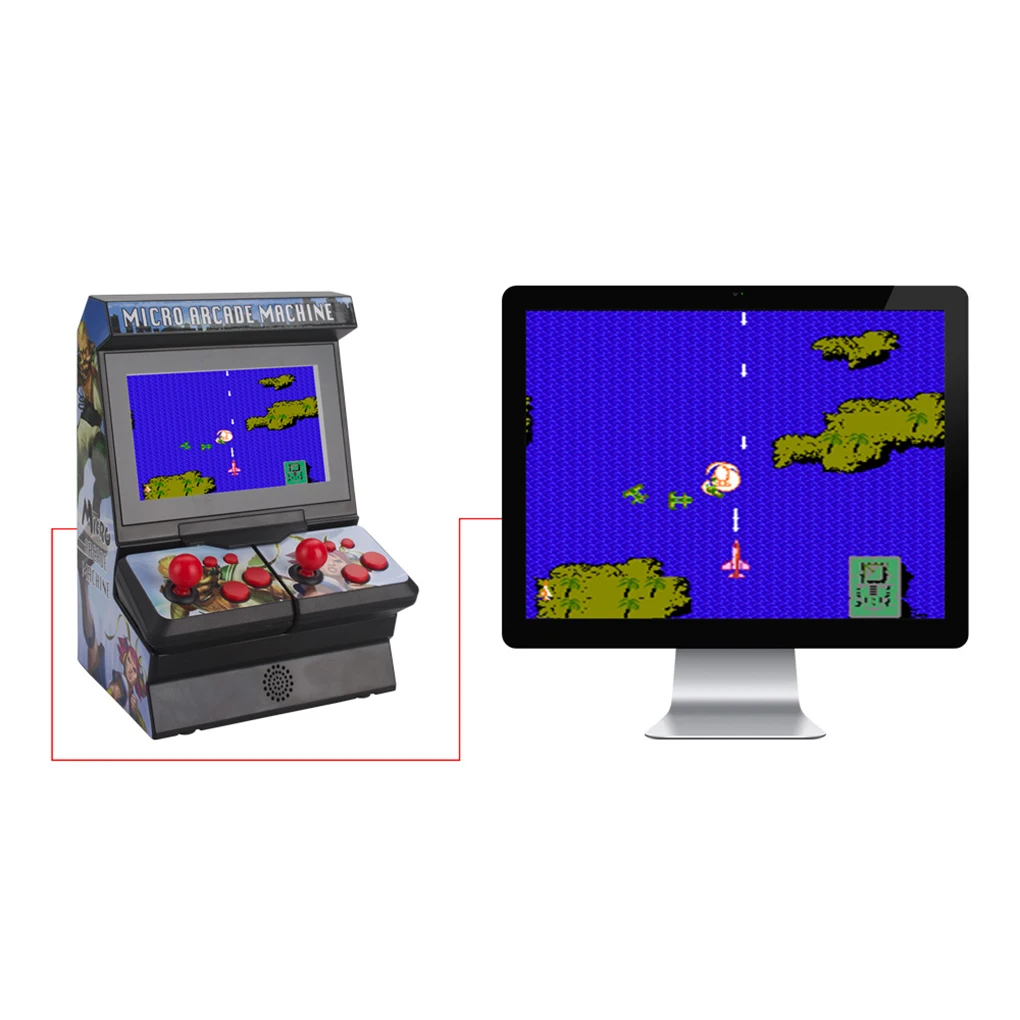 8Bit 4.3inch TFT Portable Mini Retro Classic Wireless Handheld Game Console Micro Arcade Station Built-in 300 Games | Электроника