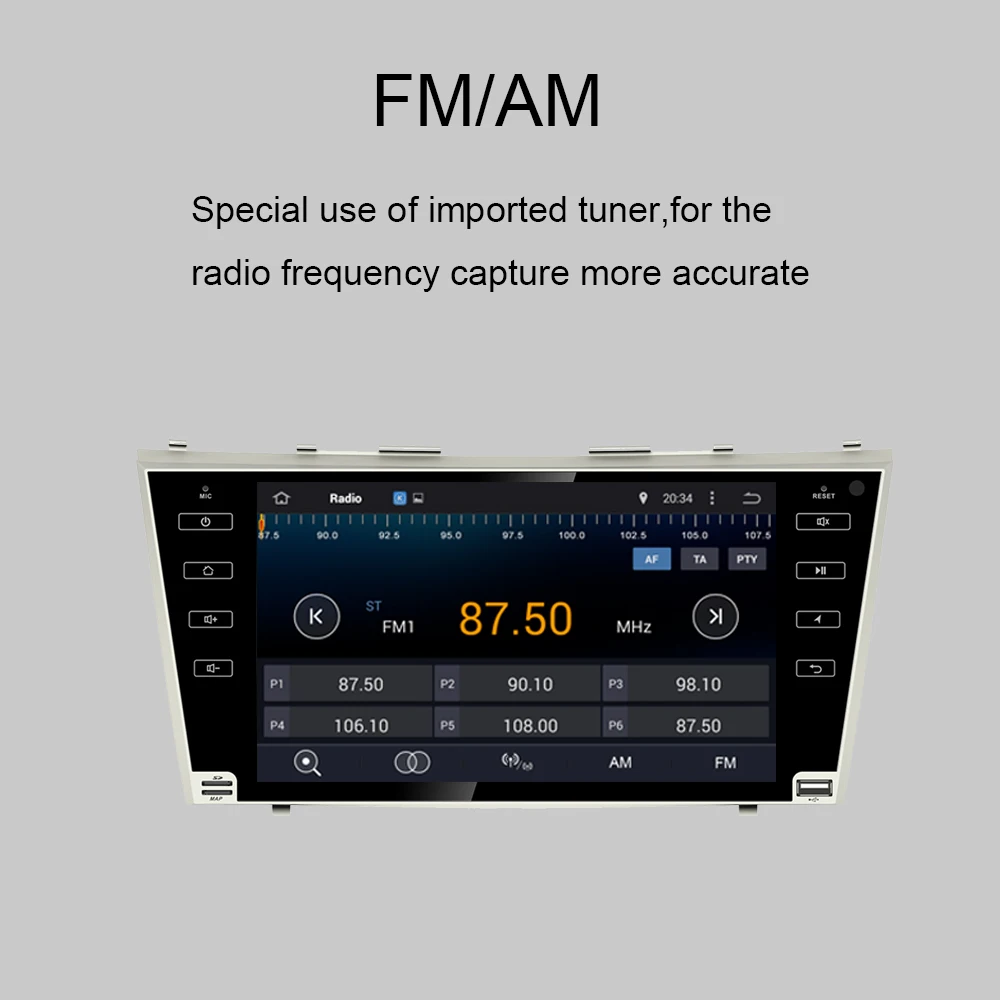 Автомобильный GPS-навигатор на Android 10 0 для TOYOTA CAMRY 2007-2011 автомобильное радио стерео