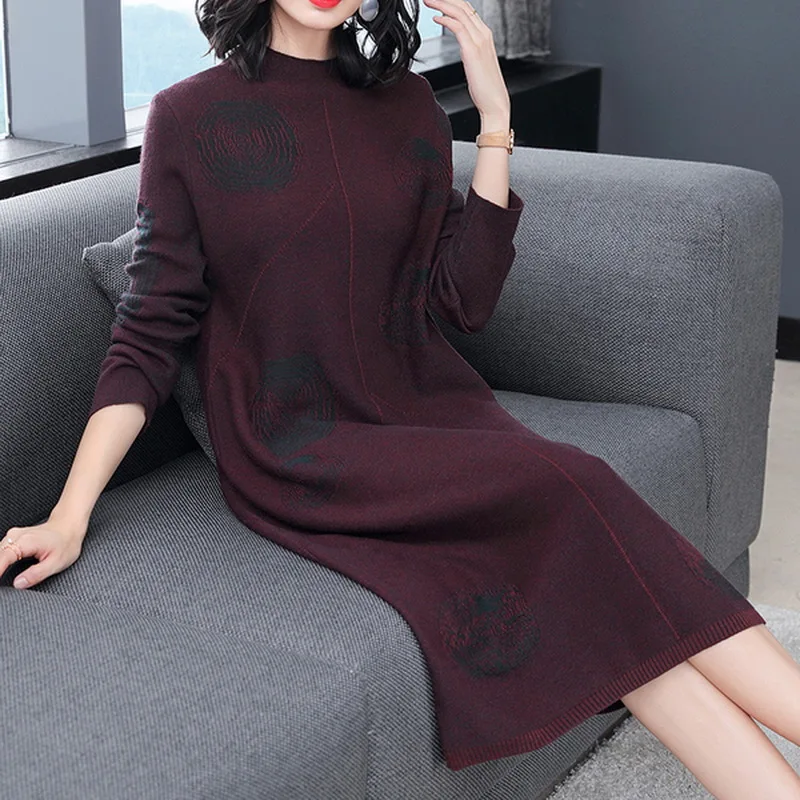 Осенне зимняя Дамская обувь с высоким плотно облегающим шею воротником вечерние