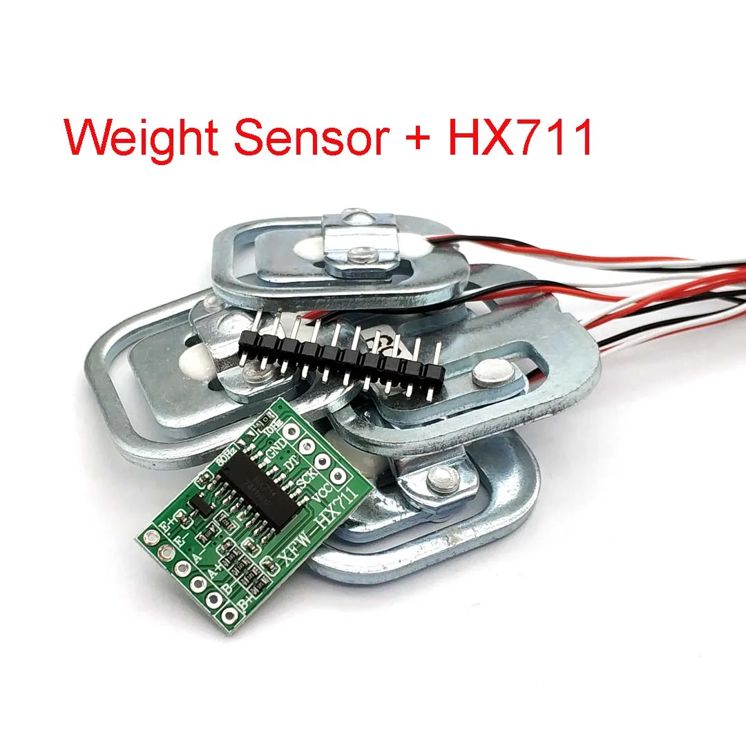 4Pcs 50kg Human Scale Load Cell Weight Sensors+HX711 AD Module Body Load