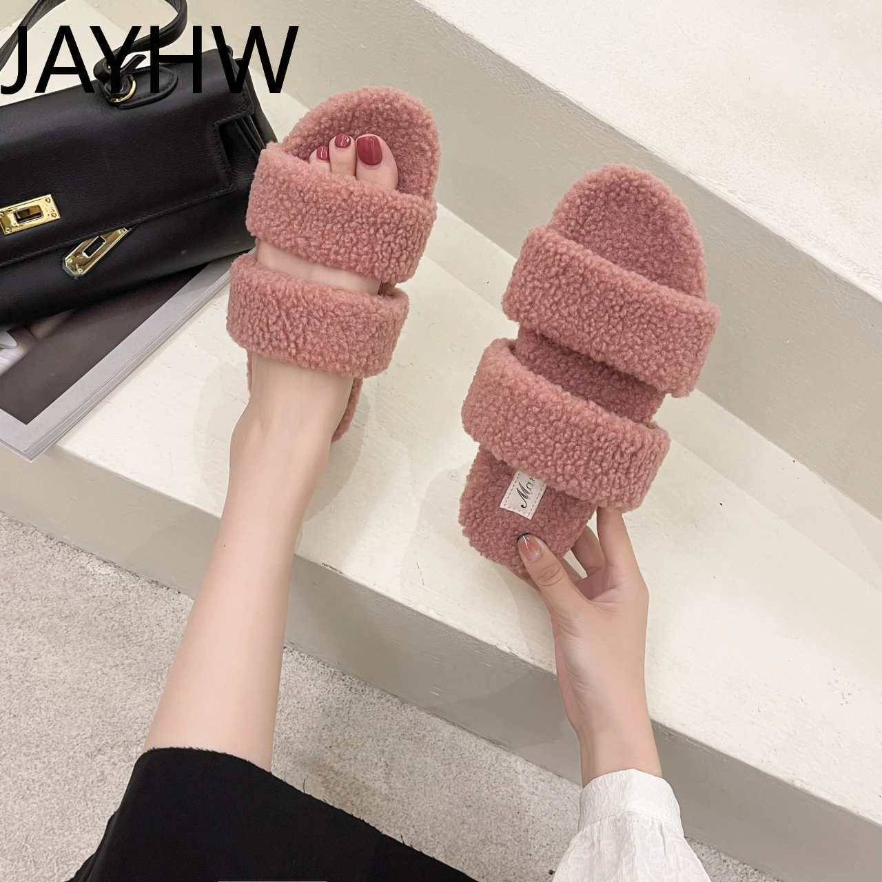 

2021 Winter Women's Slippers Bedroom Warm Home Slippers Women's Shoes Indoor Home Women's Slippers Womans Shoes