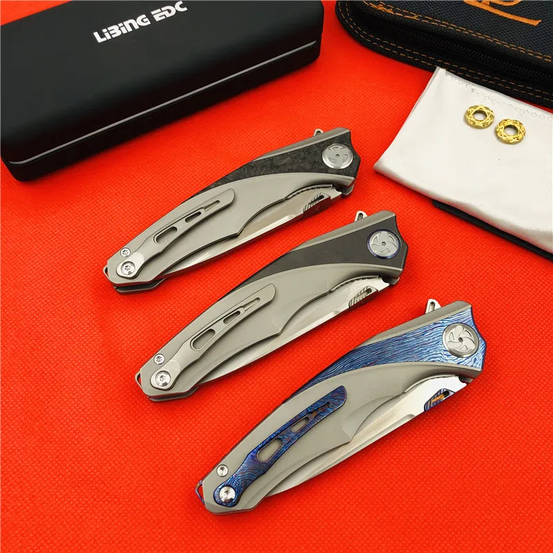 Складной нож Libing маленький резец из титанового сплава S90V для повседневного