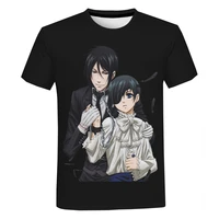 black butler 3d printed t shirts men women fashion sweatshirts popular japanese anime o neck casual short sleeve tops 2xs 5xl