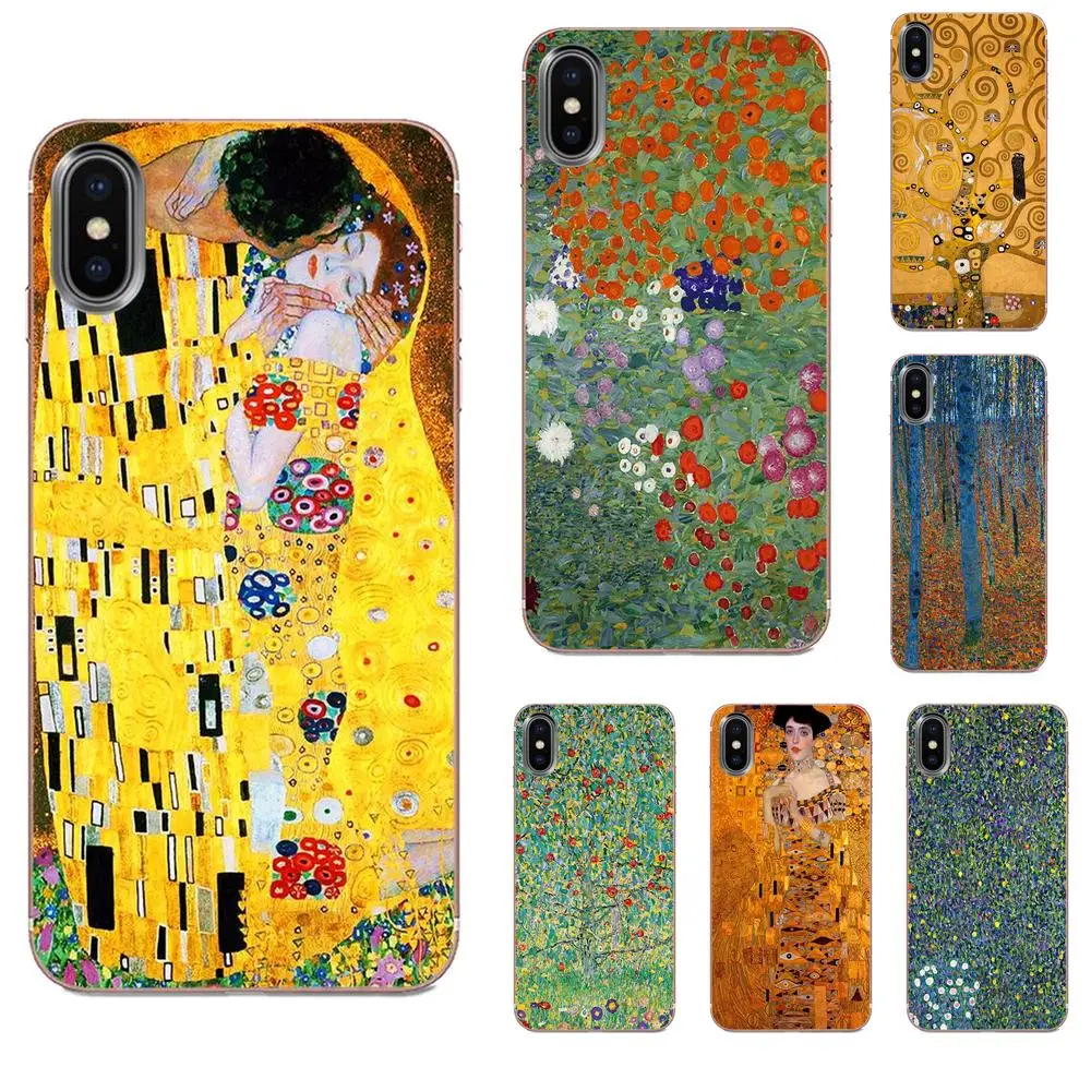 Gustav Klimt Der Kuss Kiss Tree для Sony Xperia Z Z1 Z2 Z3 Z4 Z5 compact Mini M2 M4 M5 T3 E3 E5 XA XA1 XZ Premium Lovely Plastic|Бамперы| |