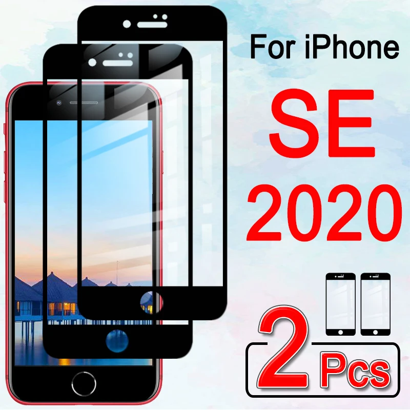 Защитное стекло для Iphone Se 2020 закаленное 2 шт.|Защитные стёкла и плёнки телефонов| |