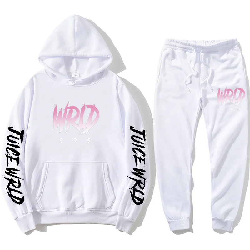 

Hot sale J UICEWrld hoodie suit sweatshirt+jogging pants Juice wrld juice wrld juicewrld trap rap rapy tomography Juice World