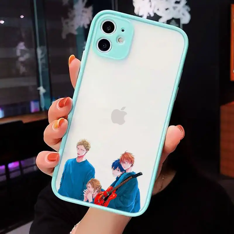 

Given Anime boy band Phone Case matte transparent For iphone 7 8 11 12 plus mini x xs xr pro max cover