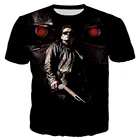 Мужскиеженские новые модные крутые футболки Terminator, Арнольд Шварценеггер с 3D принтом, Повседневная стильная футболка, уличные Топы
