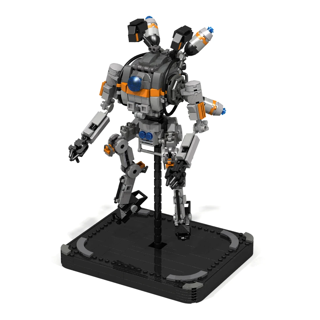 Конструктор STEM MOC Polaris Mecha модель блока с мелкими частицами обучающая игрушка