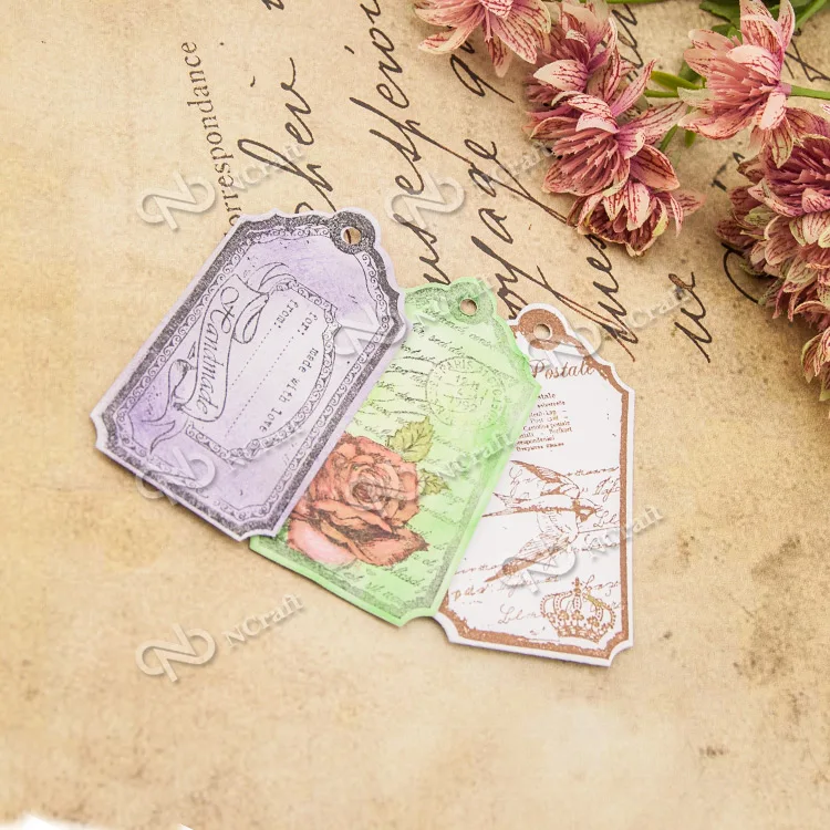 Скрапбукинг Бумажные режущие штампы бирки этикетка N117 | Дом и сад