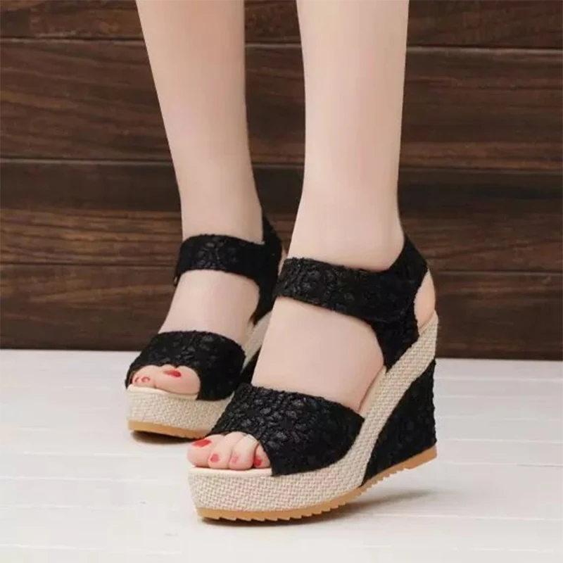 

2020 New Summer Roman Sandals Women's Sandals Platform Platform Sandals Women's Strappy Platform Platform Sandals High Heels
