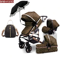 baby stroller 3 in 1 lightweight stroller baby car high landscape stroller baby pram strollers for 0 36 months baby trolley