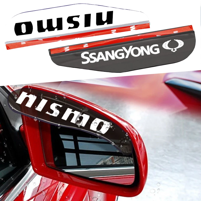 

2Pcs Car Rear View Mirror Eyebrow Sticker Rainproof Car Rearview For Haval H6 Car Key Cover M6 H2S H4 H7 H5 H8 H9 H1 F5 F7X F7