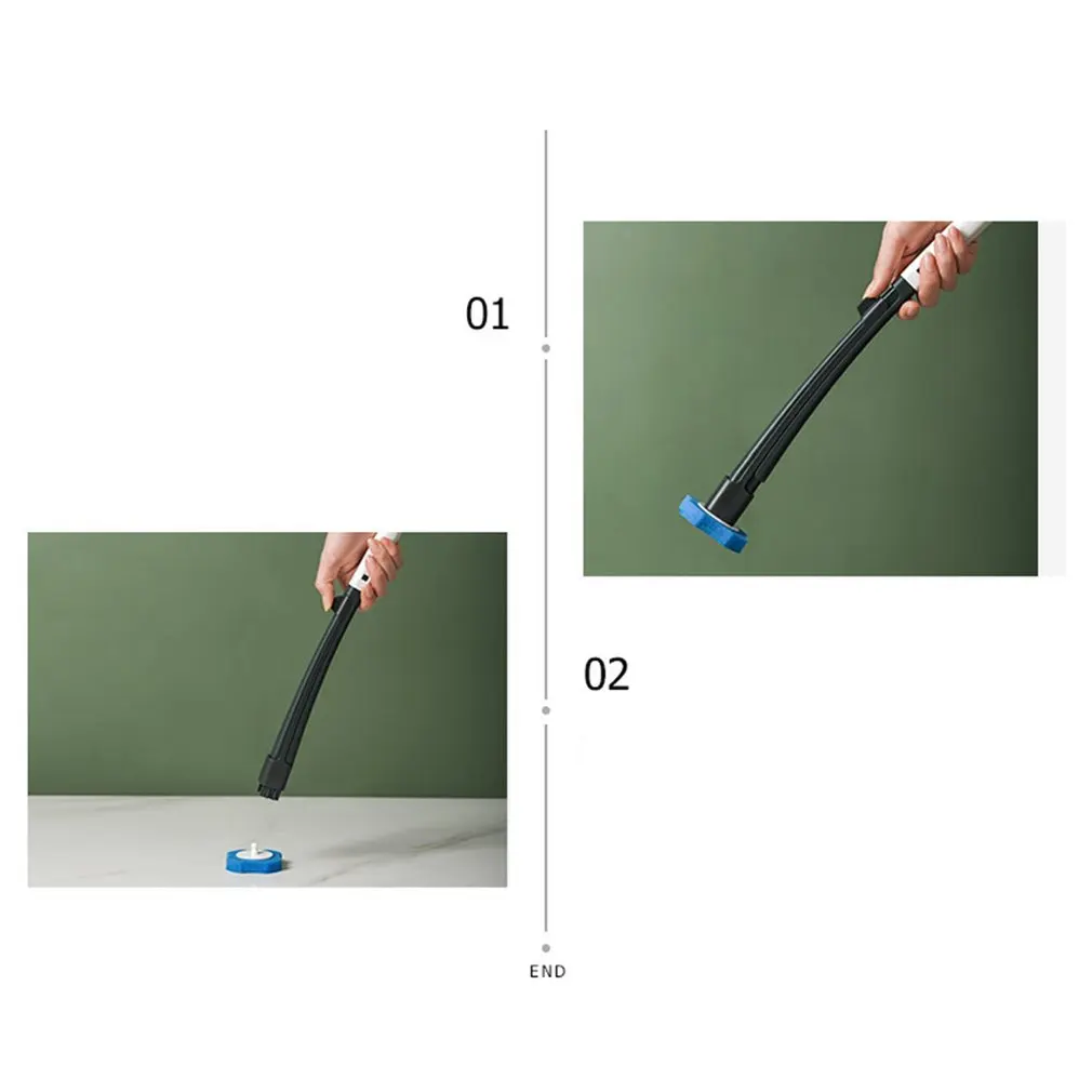 

Disposable Toilet Brush Nordic Style Removable Toilet Brush Set Plastic Rubber Toilet Wash Cleaning Tool With 8pcs Brush