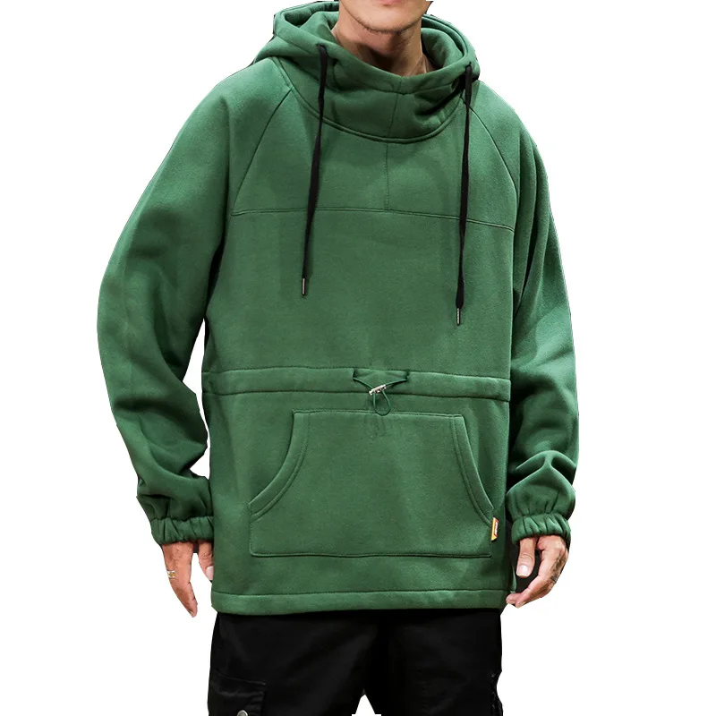 

Hoodie Men's Men's Korean Blouse Spring and Autumn New Tassel Style Ins Loose Hooded Men's Hooded Pullover Tooling Jacket