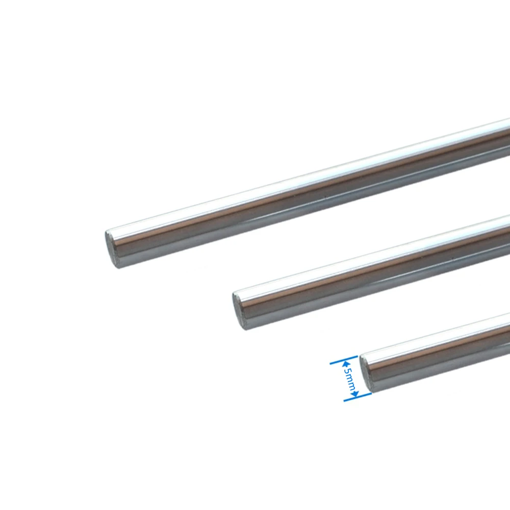 Вал стержня 3D-принтера WCS 5 мм линейная длина 500 хромированная направляющая